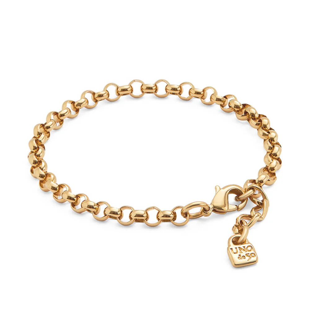 UNOde50 Gold Chain Bracelet - Image 3
