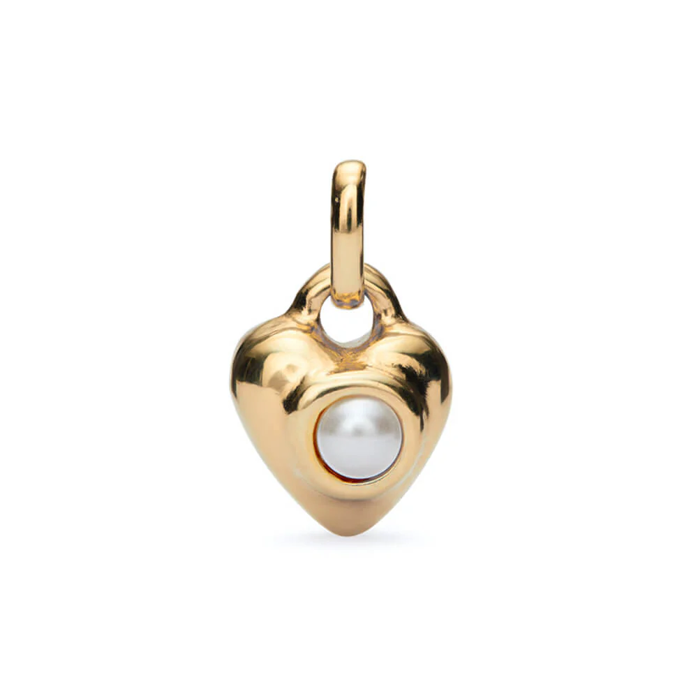 UNOde50 Gold Pearl Charm