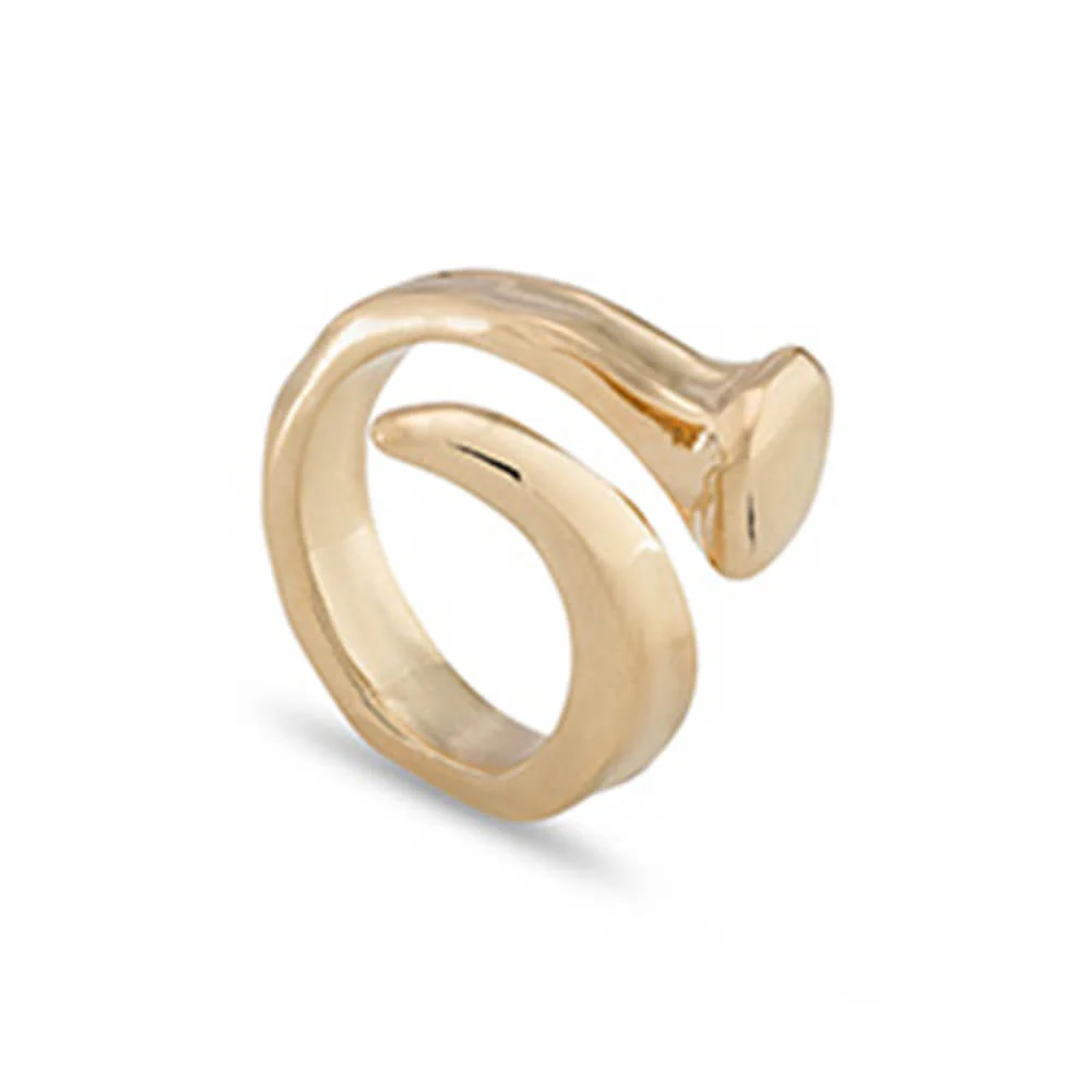 UNOde50 Gold Nail Ring