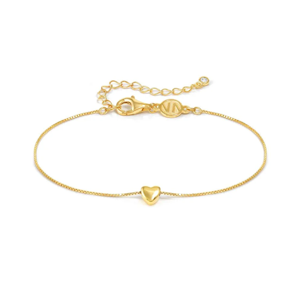Nomination Silver and Gold Armonica Cubic Zirconia Heart Bracelet
