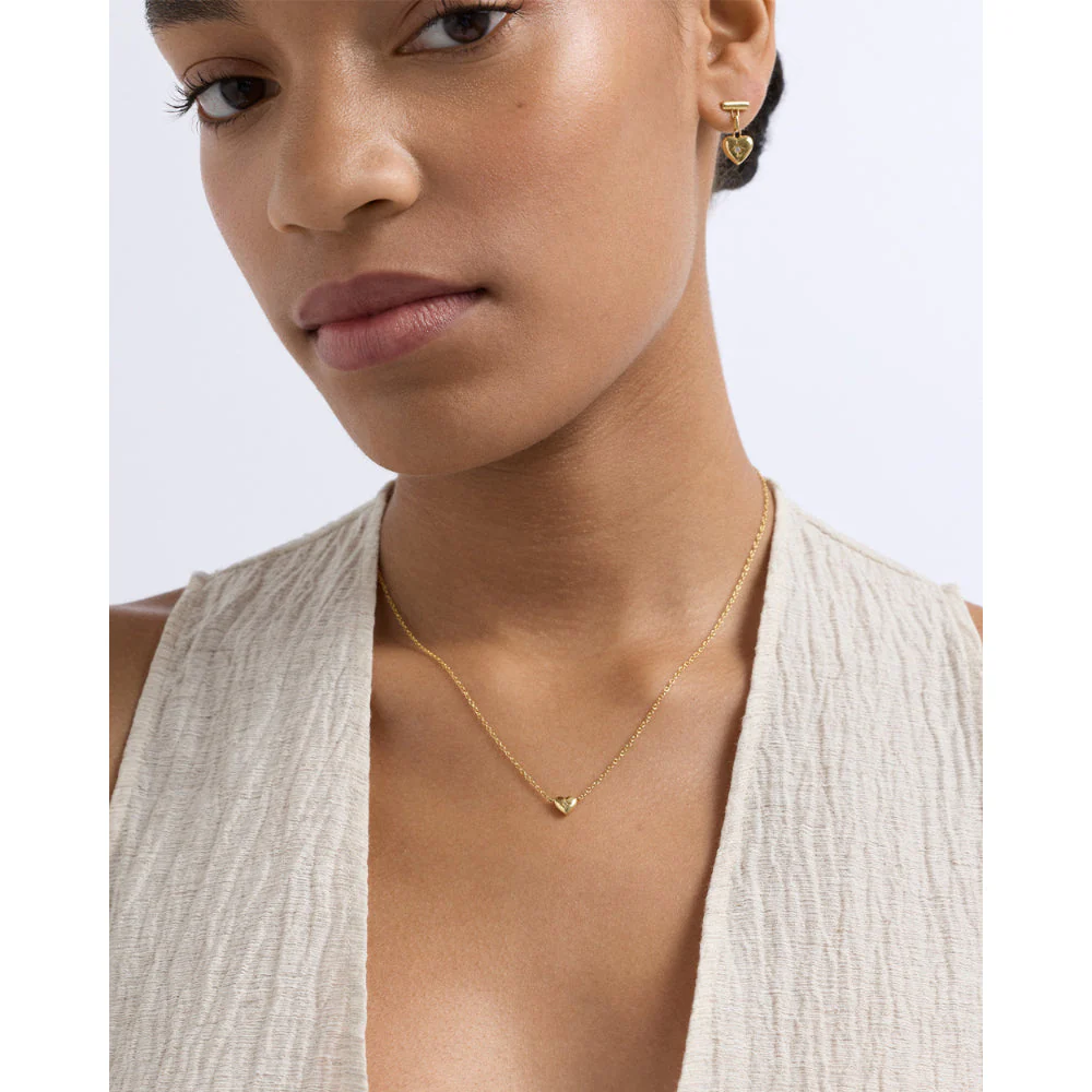 Astley Clarke Gold Biography Mini Heart Necklace - Image 3