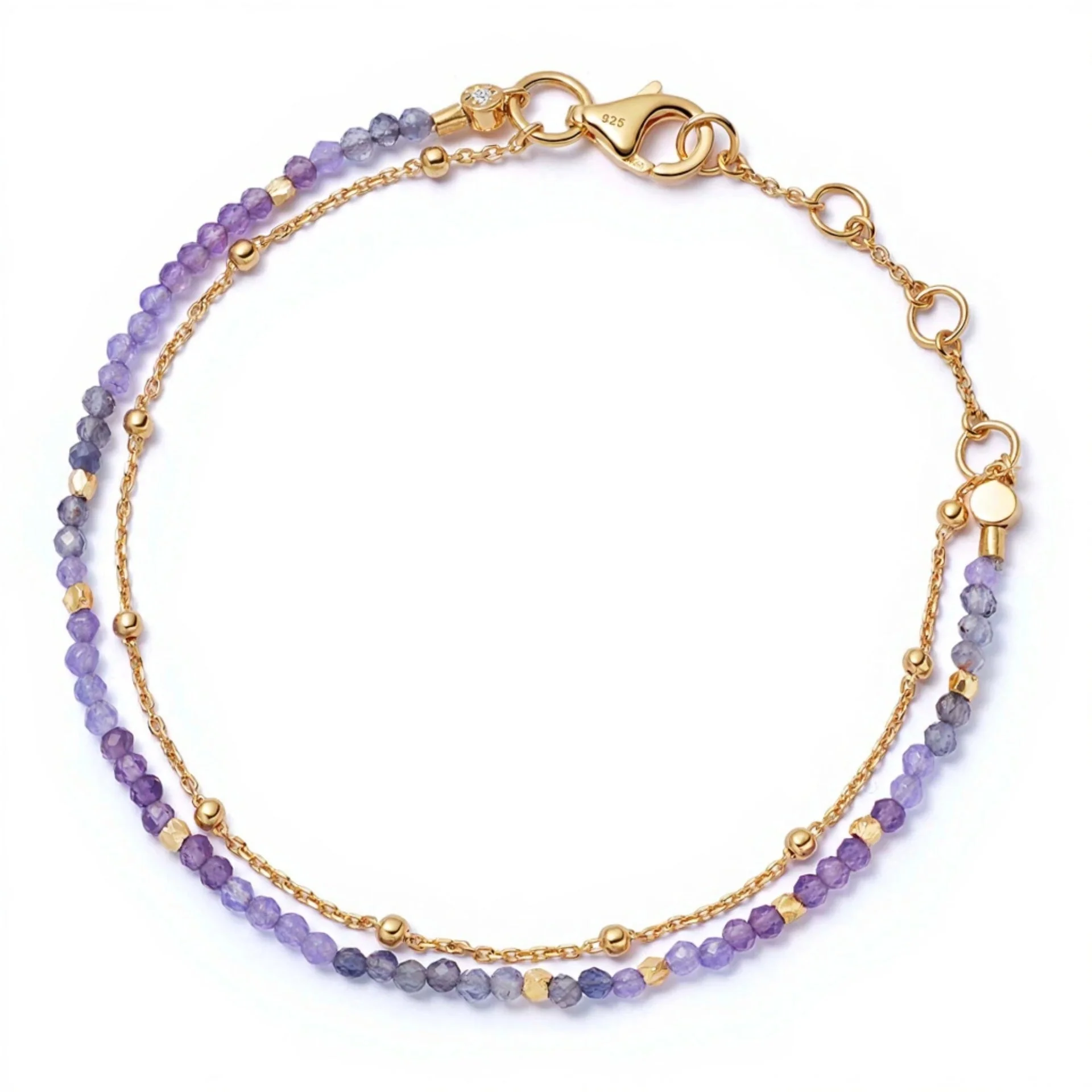 Astley Clarke Gold Vermeil Biography Bracelet - Select Your Gemstone Stack - Image 3
