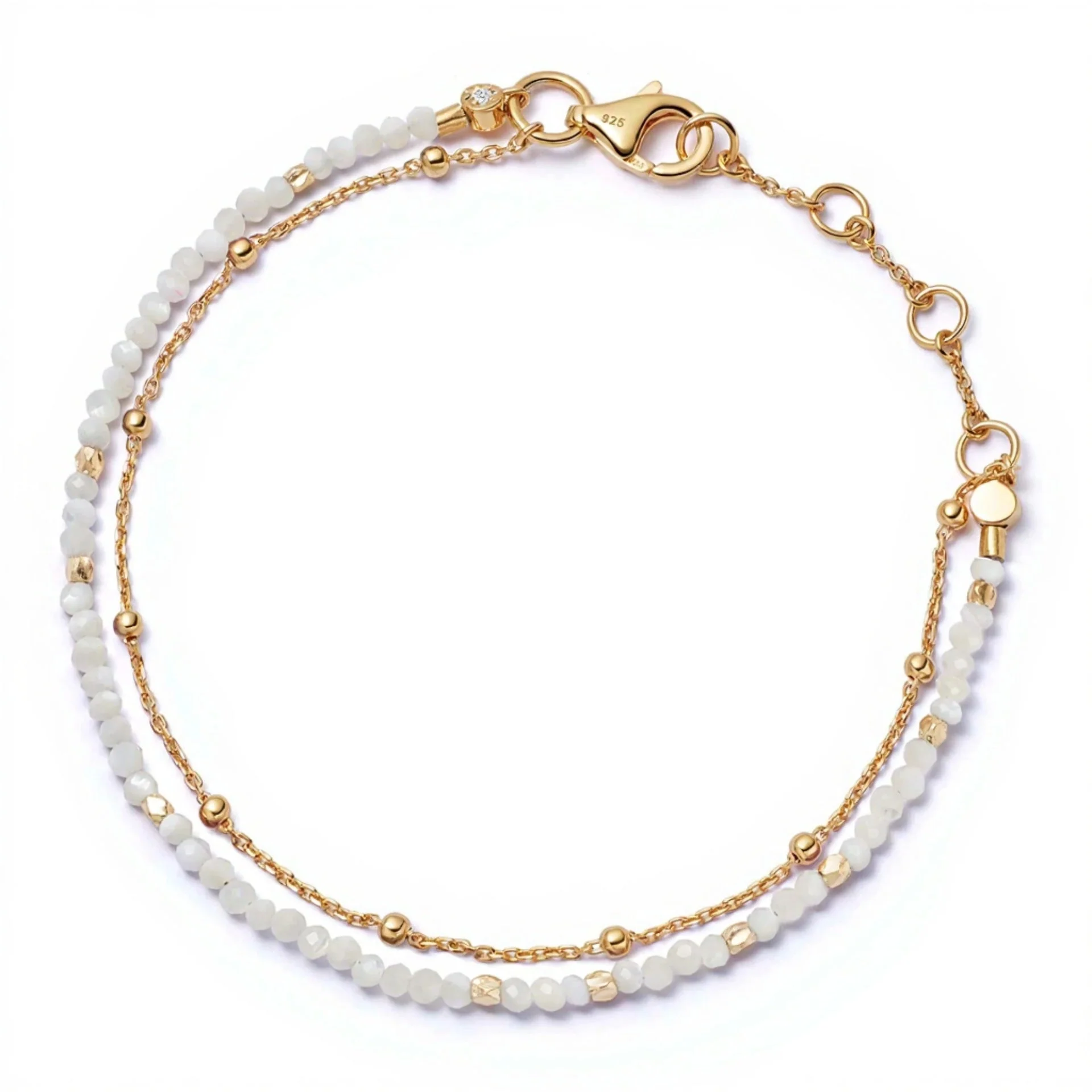 Astley Clarke Gold Vermeil Biography Bracelet - Select Your Gemstone Stack - Image 4