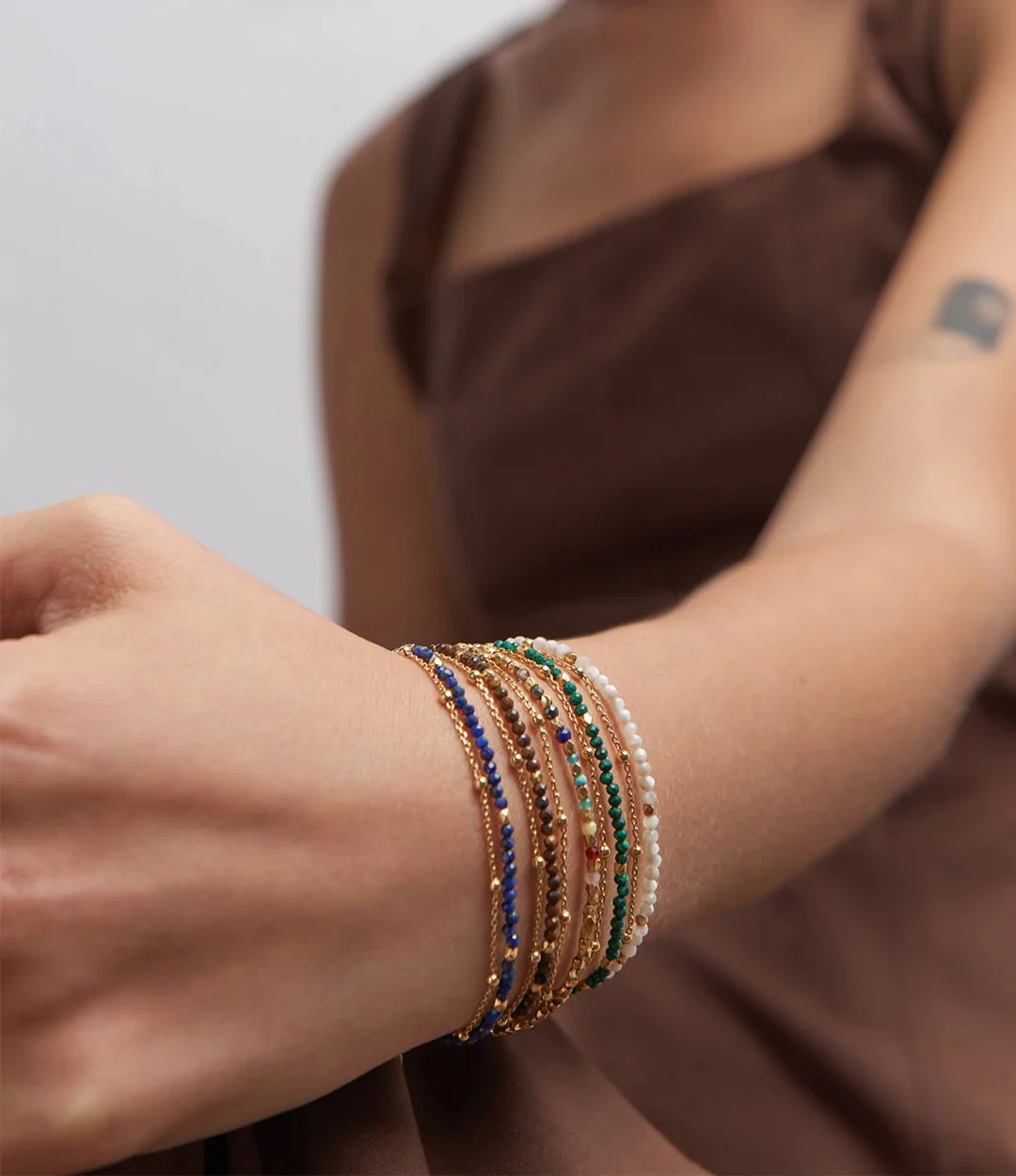 Astley Clarke Gold Vermeil Biography Bracelet - Select Your Gemstone Stack - Image 9