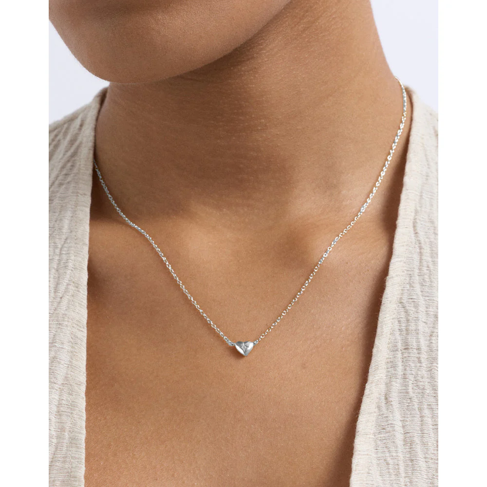 Astley Clarke Silver Biography Mini Heart Necklace - Image 2