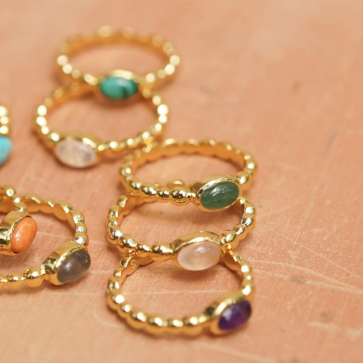 Daisy London Gold Healing Stone Ring - Image 22