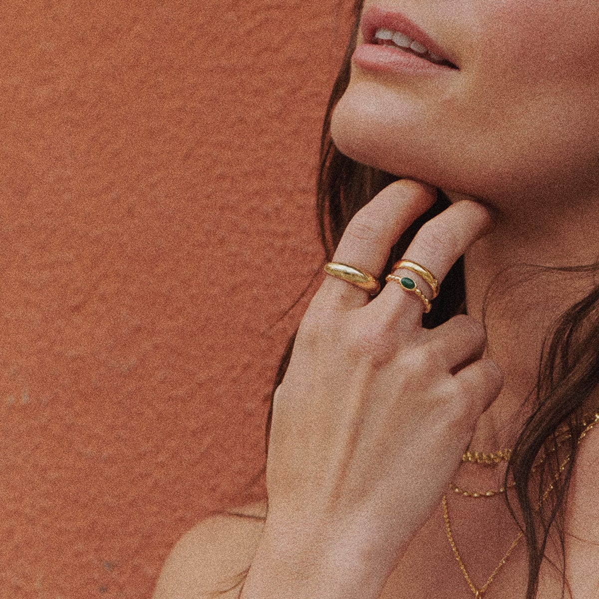 Daisy London Gold Healing Stone Ring - Image 27