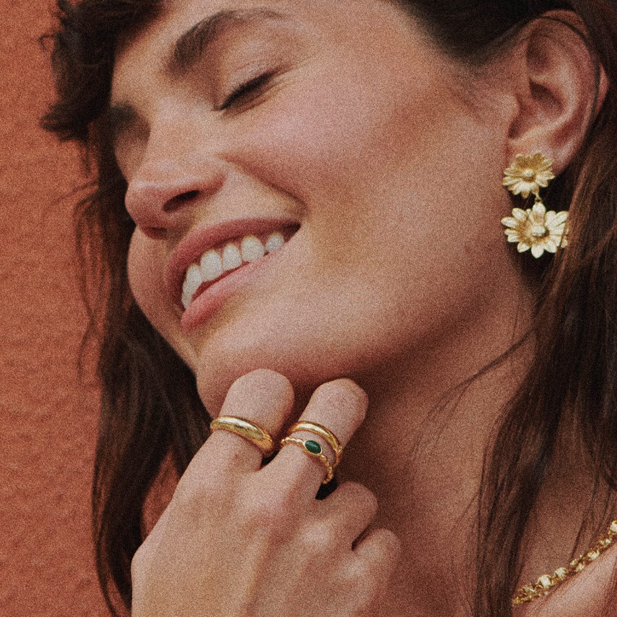 Daisy London Gold Healing Stone Ring - Image 29