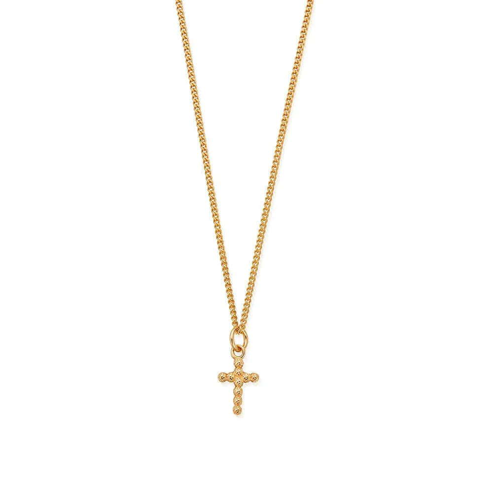 ChloBo Men's
Plated
Curb Chain Cross Necklace