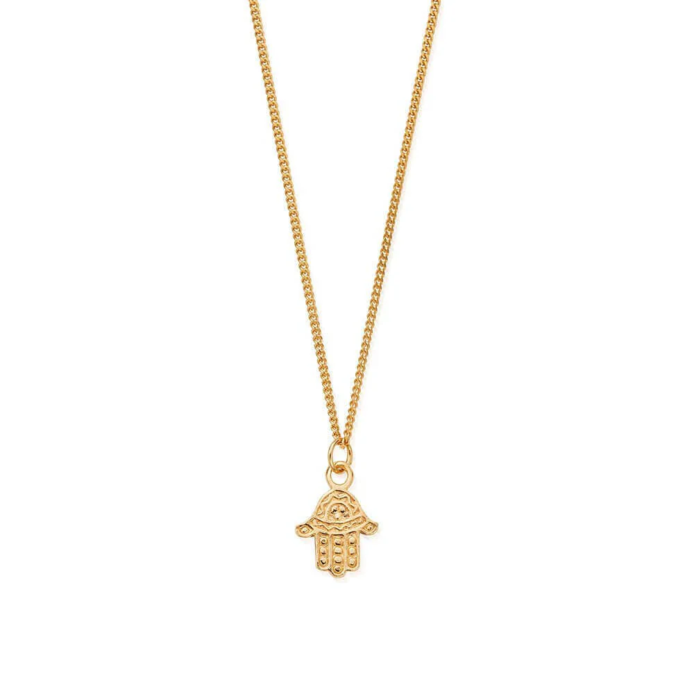 ChloBo Men's
Plated
Curb Chain Hamsa Necklace