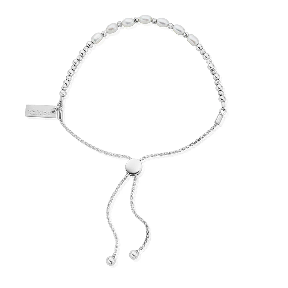 Chlobo 925 Sterling Silver Cherished Moments Adjustable Bracelet