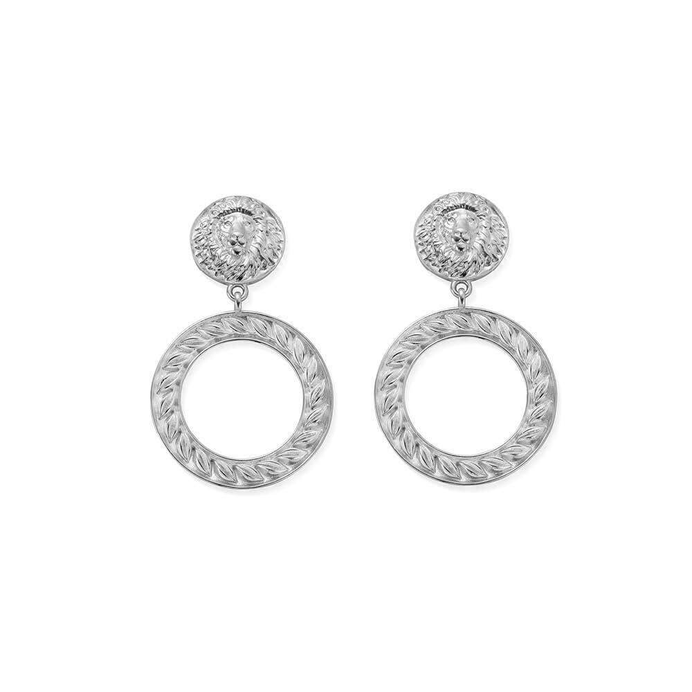 ChloBo
Silver Lion Statement Earrings