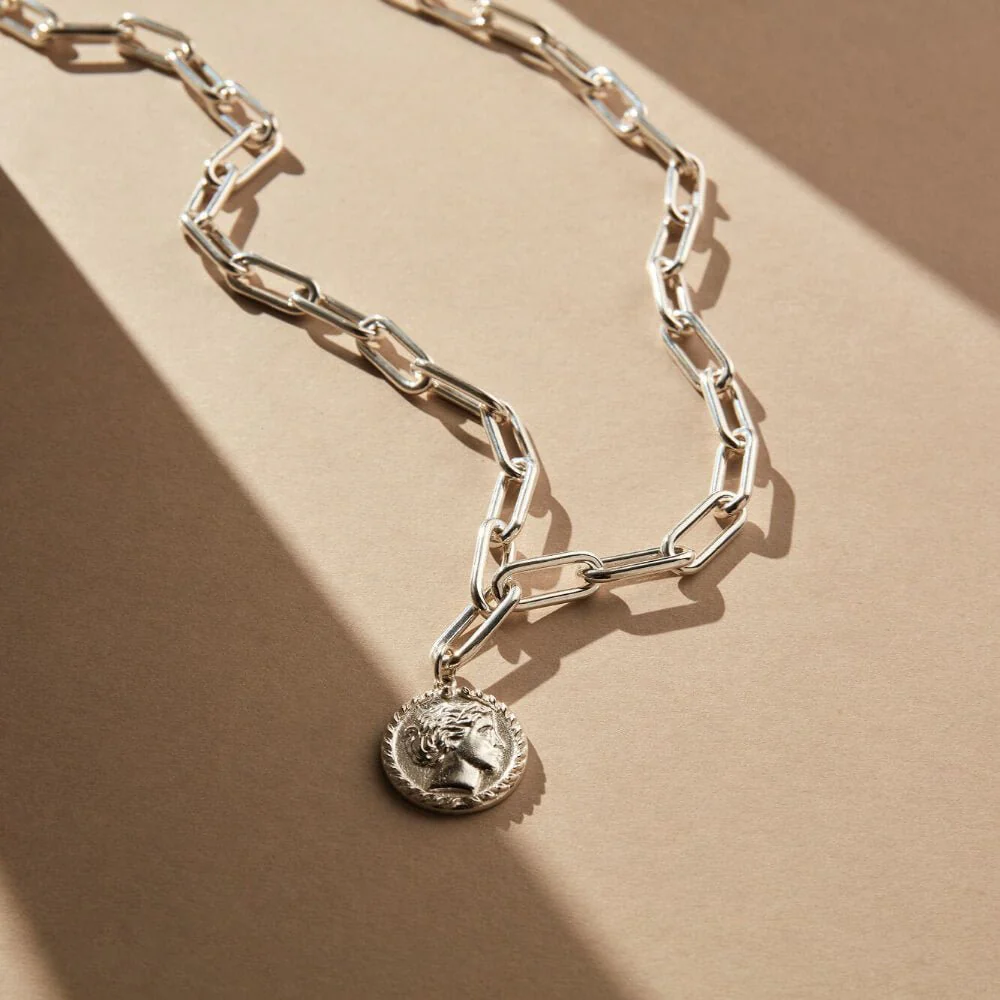 ChloBo
Silver Medium Link Aphrodite Goddess Necklace - Image 2