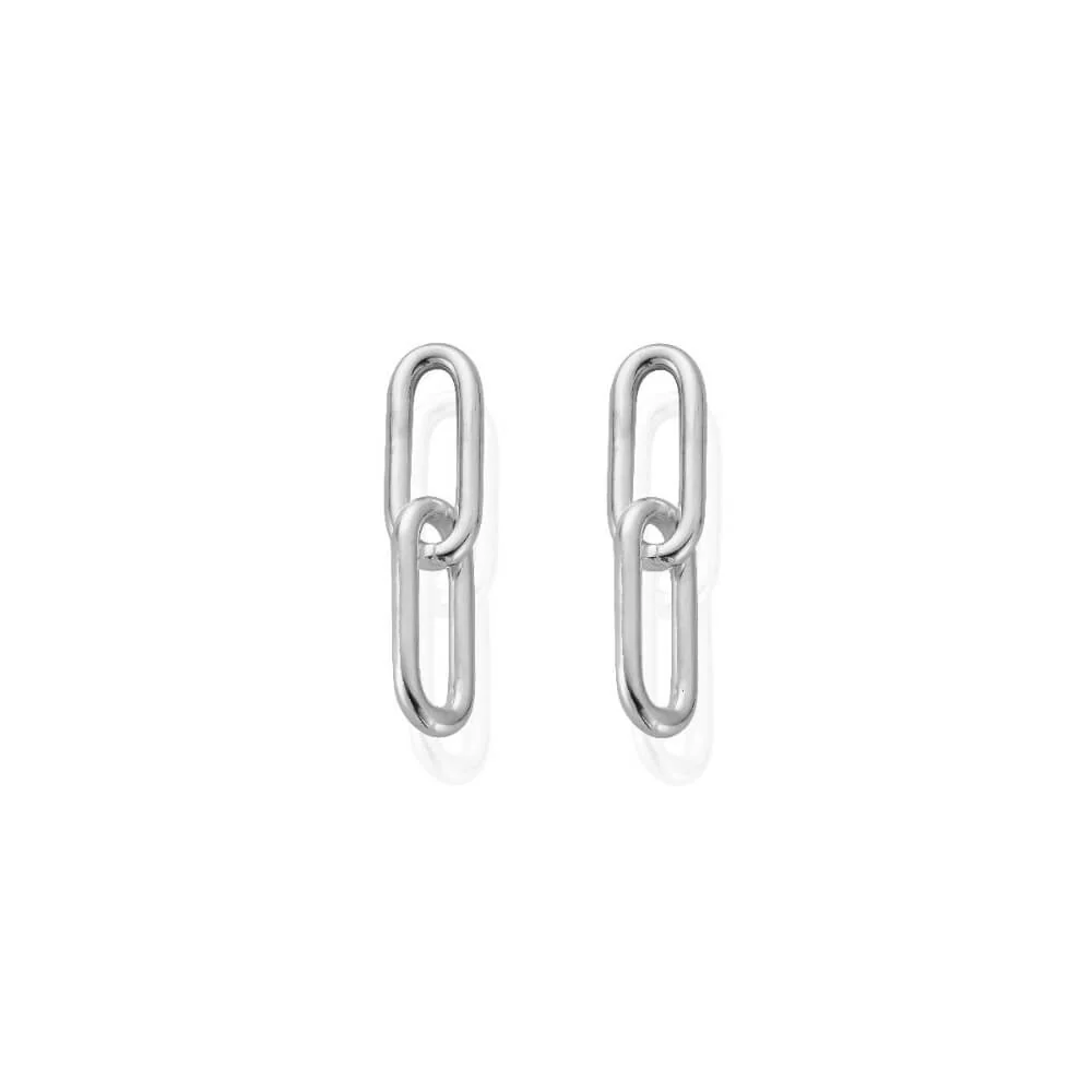 ChloBo
Silver Medium Two Link Earrings