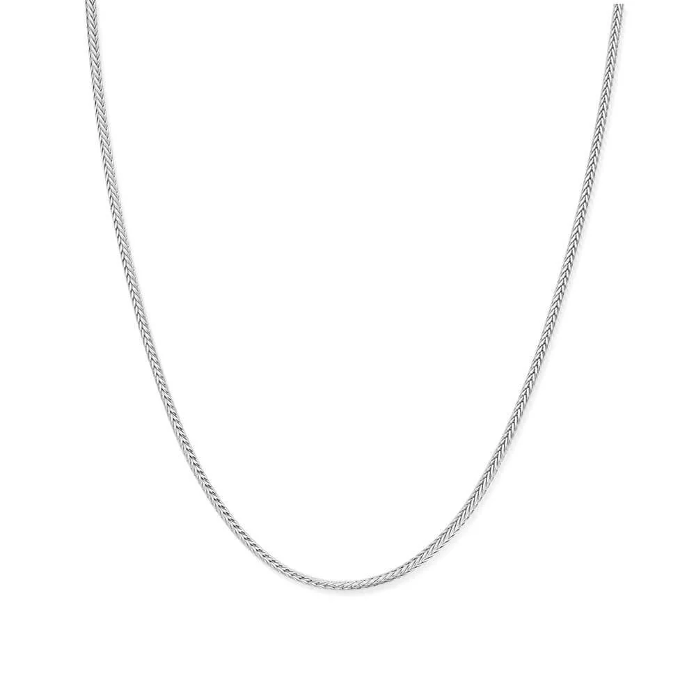 ChloBo Men's Silver
Fox Tail Chain Necklace
