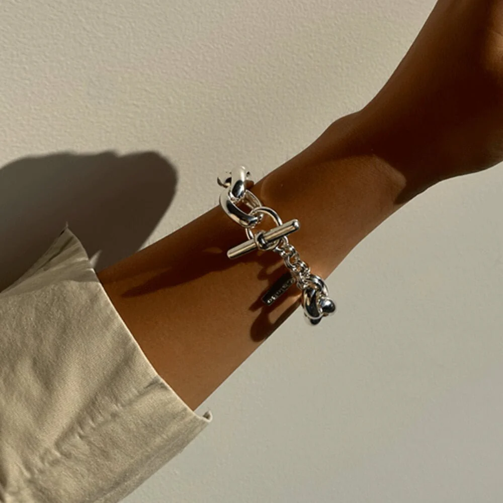 ChloBo 
Silver Mini Rollo Bracelet - Image 2