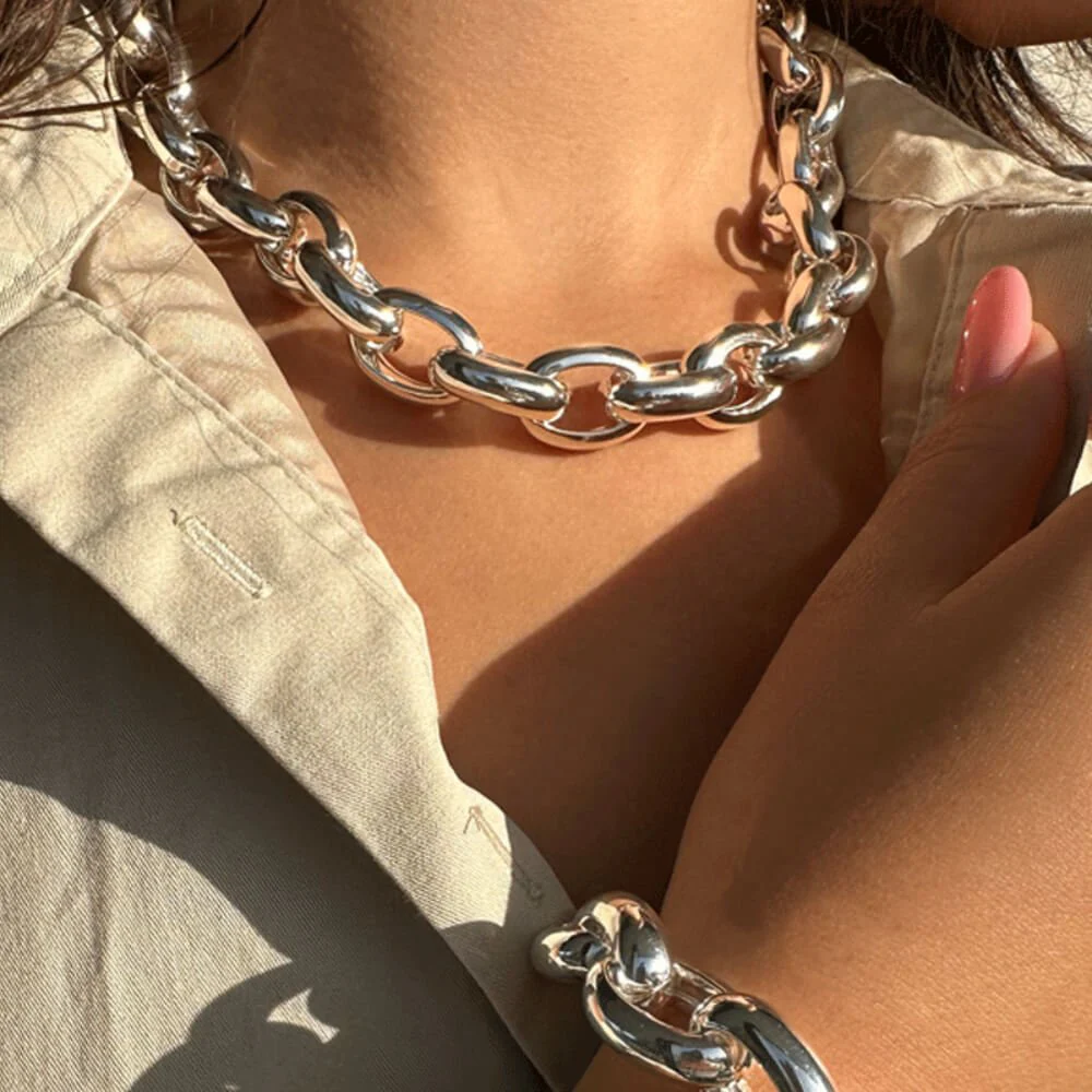 ChloBo
Silver Mini Rollo Necklace - Image 2