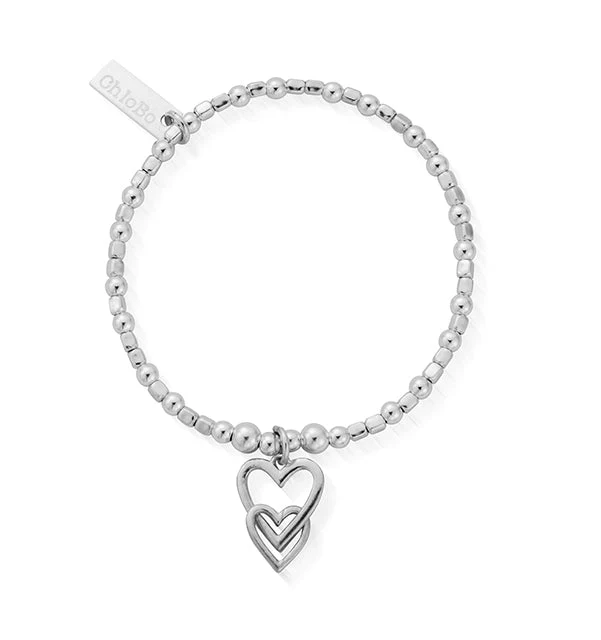 ChloBo Children's Silver Interlocking Love bracelet
