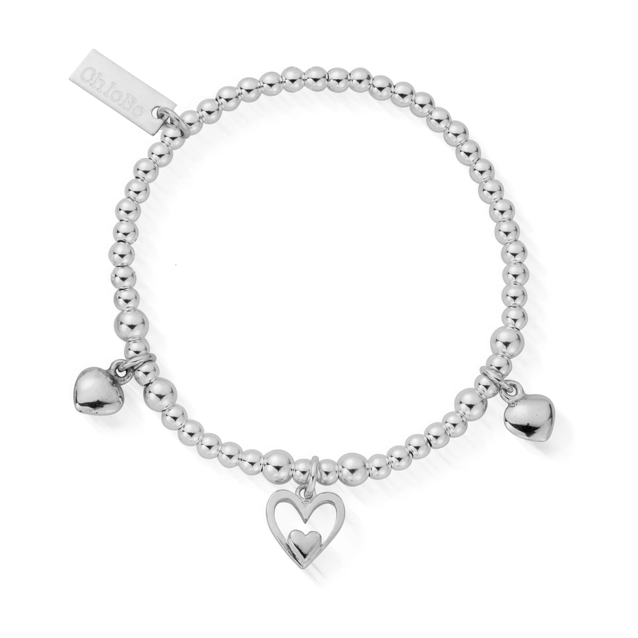 ChloBo Children's Triple Heart Bracelet