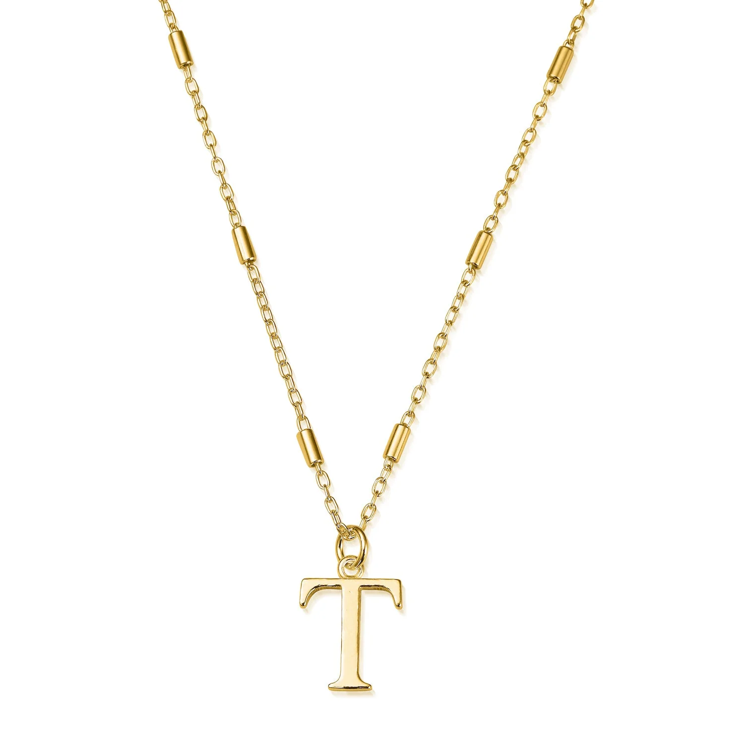 ChloBo Gold Initials A-Z Necklace - Image 25