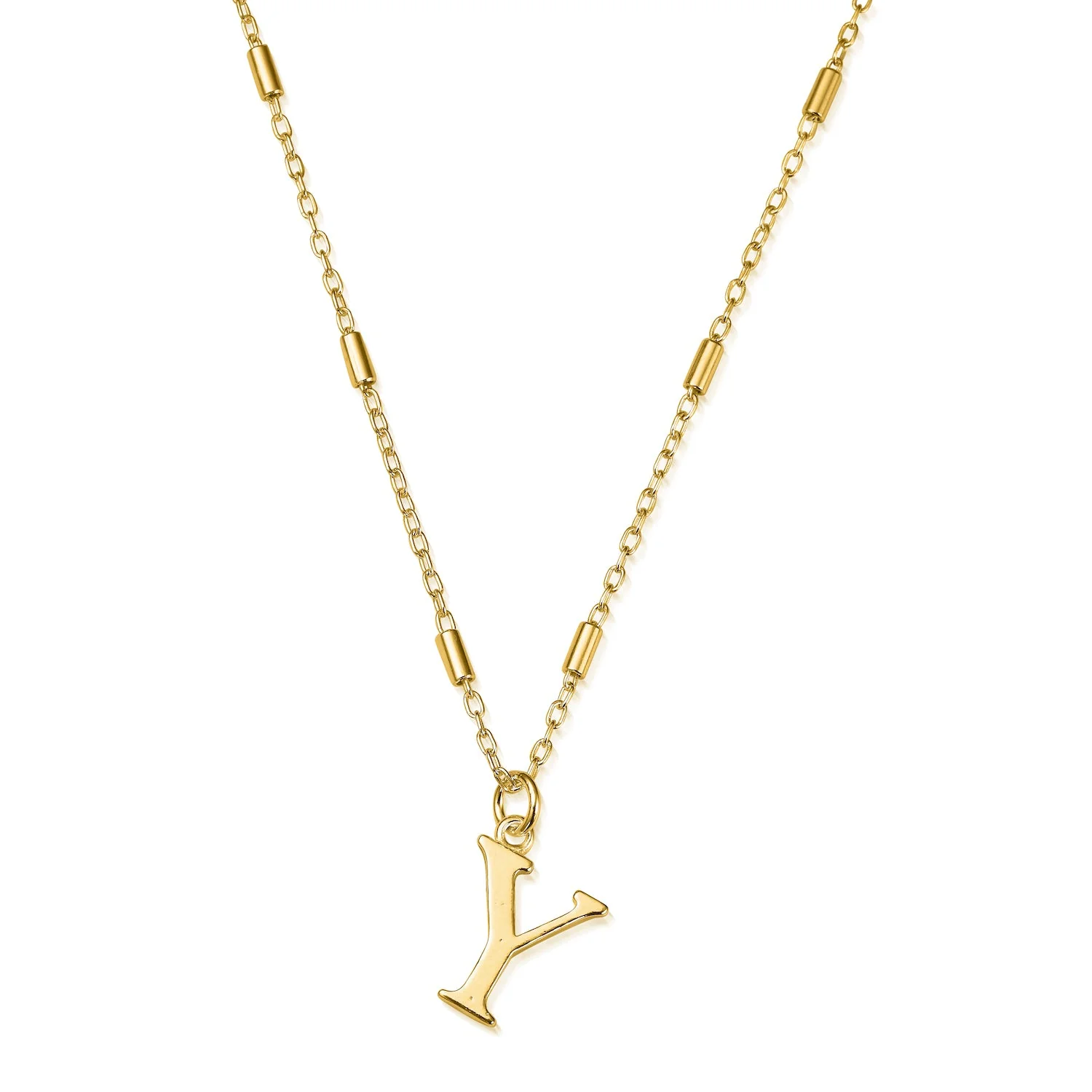 ChloBo Gold Initials A-Z Necklace - Image 30