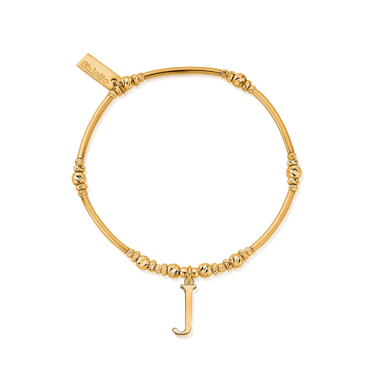 ChloBo Gold Initials A-Z Bracelet - Image 17
