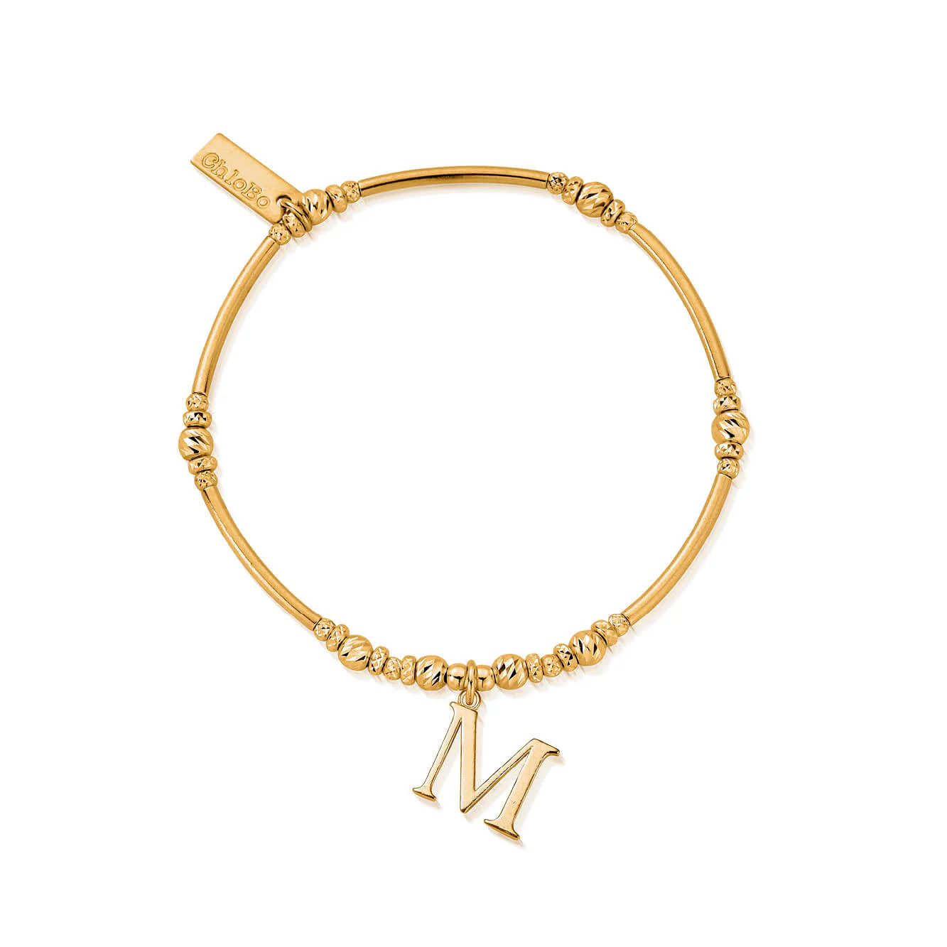 ChloBo Gold Initials A-Z Bracelet - Image 20