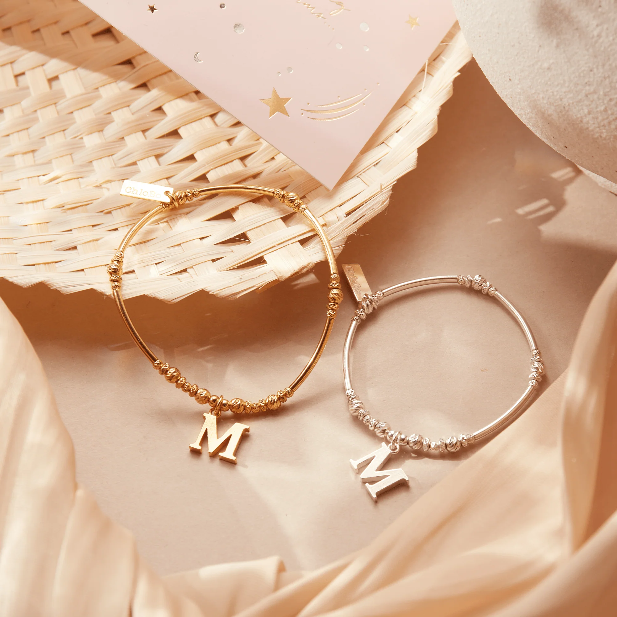 ChloBo Gold Initials A-Z Bracelet - Image 6