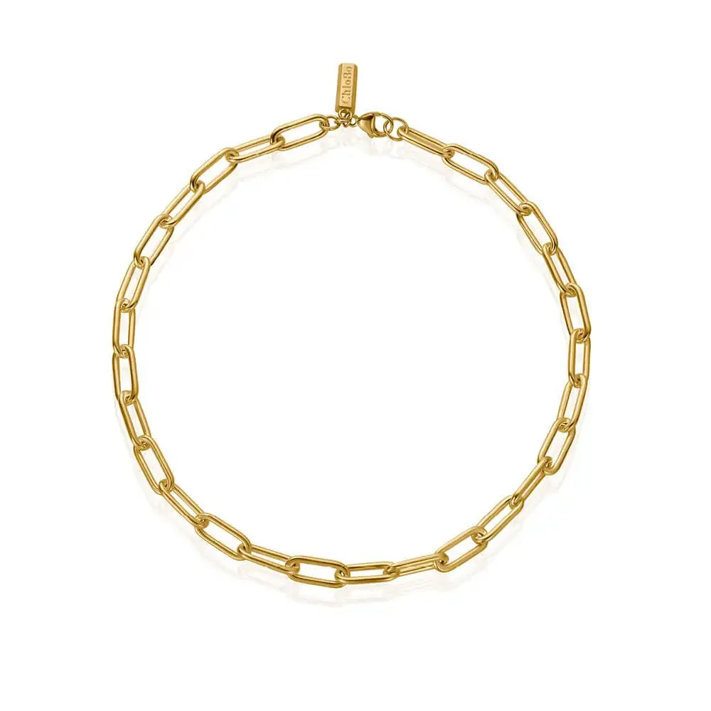 ChloBo Gold Medium Link Necklace