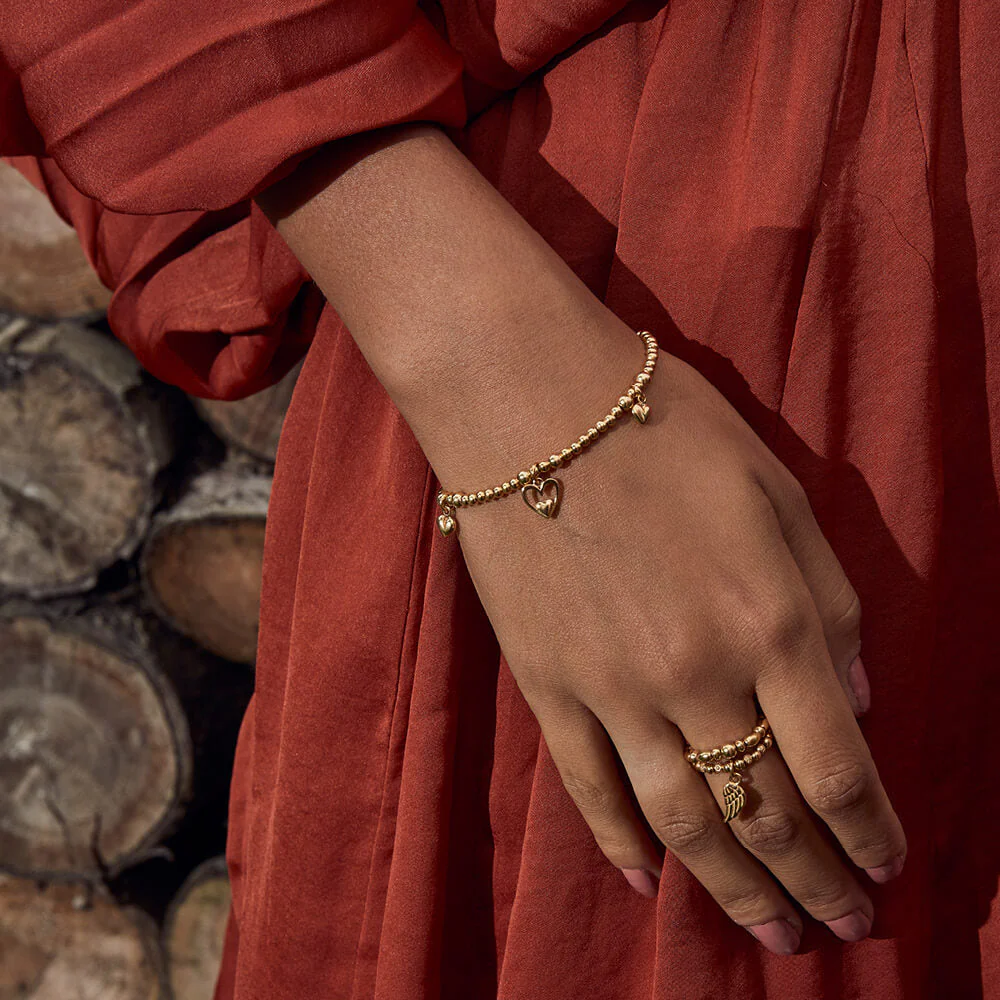 ChloBo Gold Mini Rice Plain Ring - Image 2