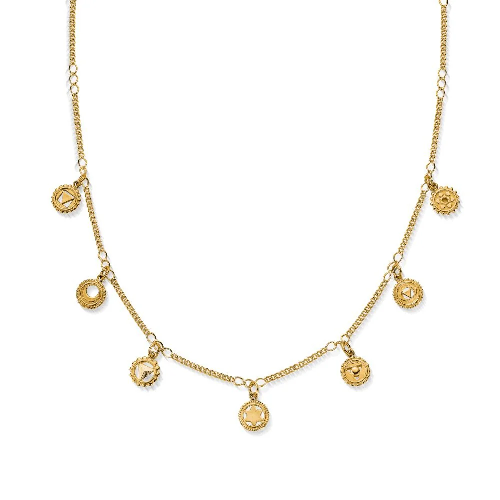 Chlobo Gold Positive Vibes Necklace