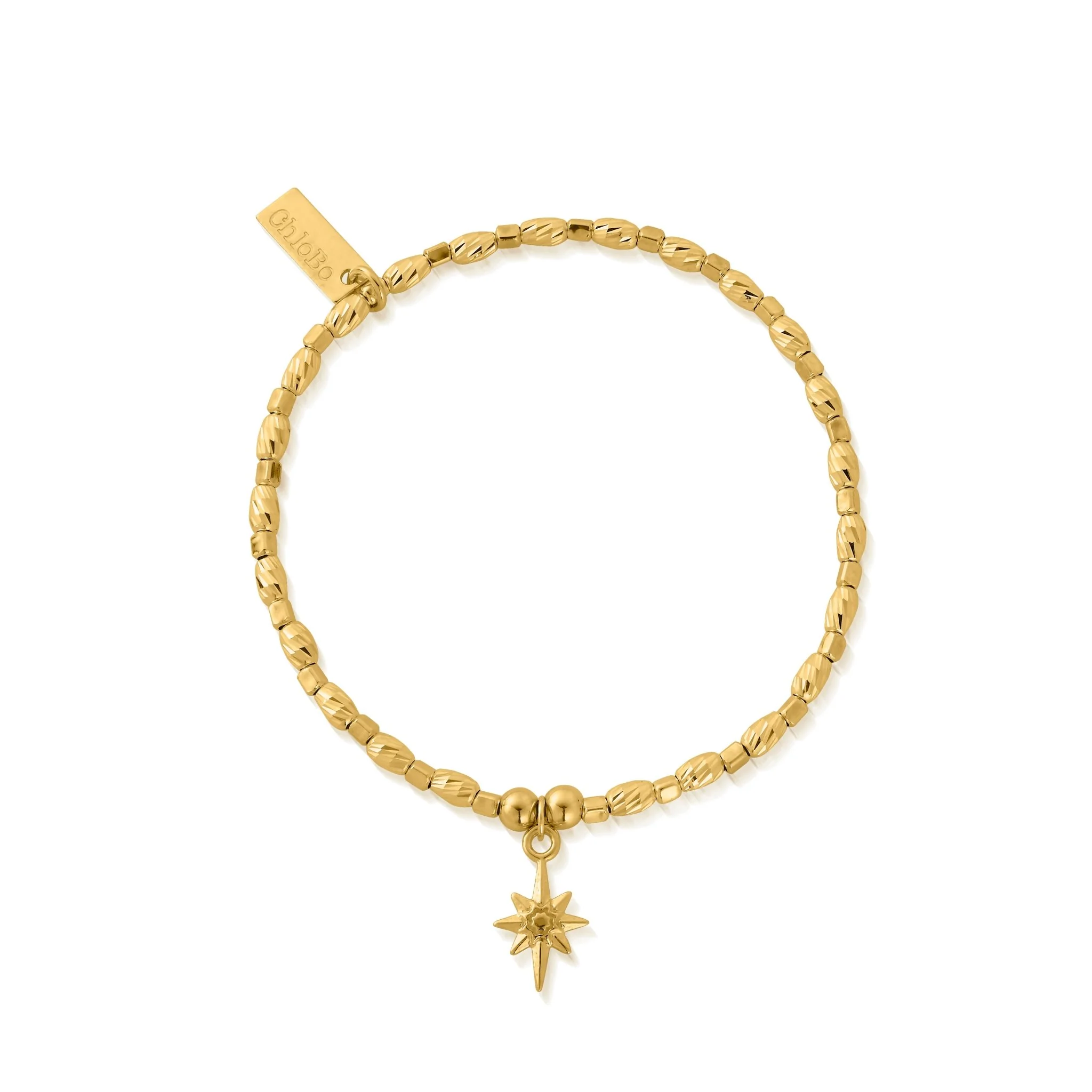 ChloBo Gold Soul Glow Lucky Star Bracelet