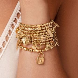 ChloBo Gold Soul Glow Lucky Star Bracelet - Image 2