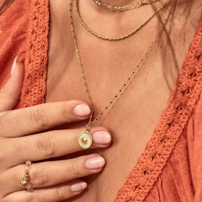 ChloBo Gold Sun Catcher Necklace - Image 2