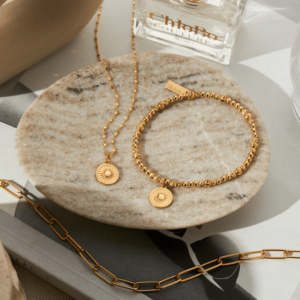 ChloBo Gold Sun Catcher Necklace - Image 3