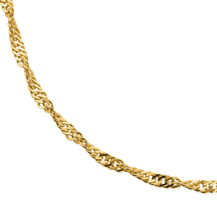 ChloBo Gold Twisted Rope Chain Necklace - Image 2