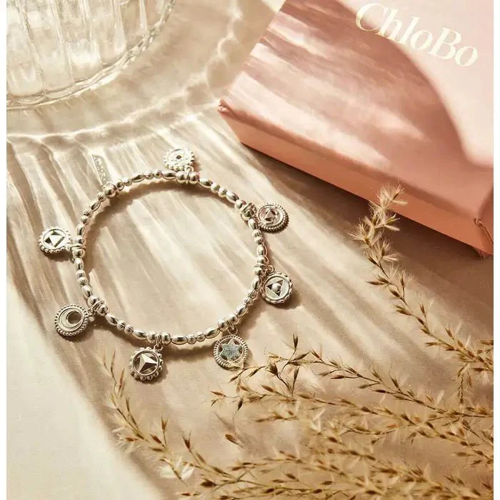 ChloBo Silver Positive Vibes Bracelet - Image 2