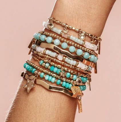 ChloBo Gold Rhythm of Water Bracelet - Image 4