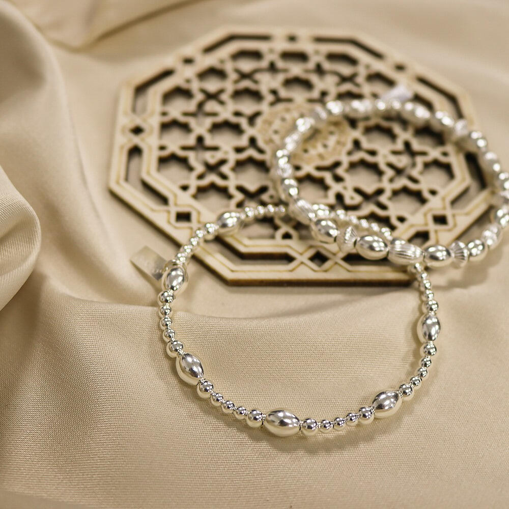 ChloBo Silver Cute Oval Bracelet - Image 2
