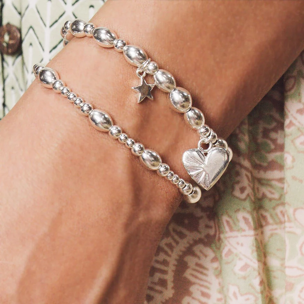 ChloBo Silver Cute Oval Bracelet - Image 3