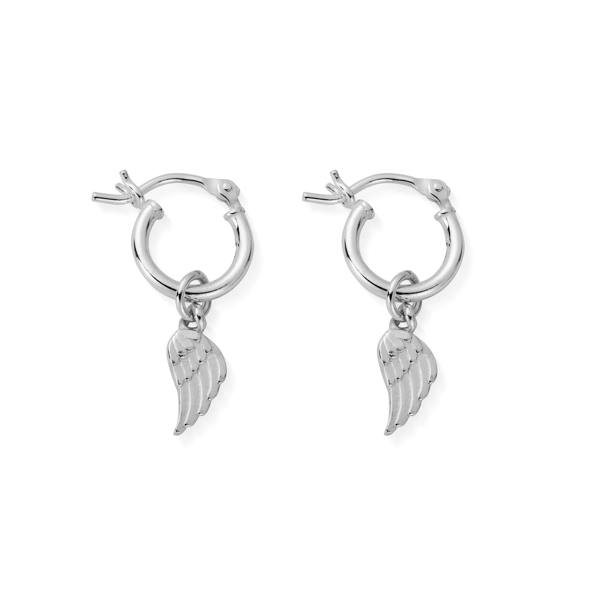 ChloBo Silver Divinity Within Hoop Earrings