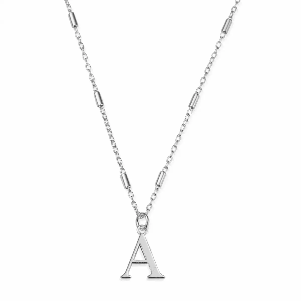 ChloBo Silver Initials A-Z Necklace