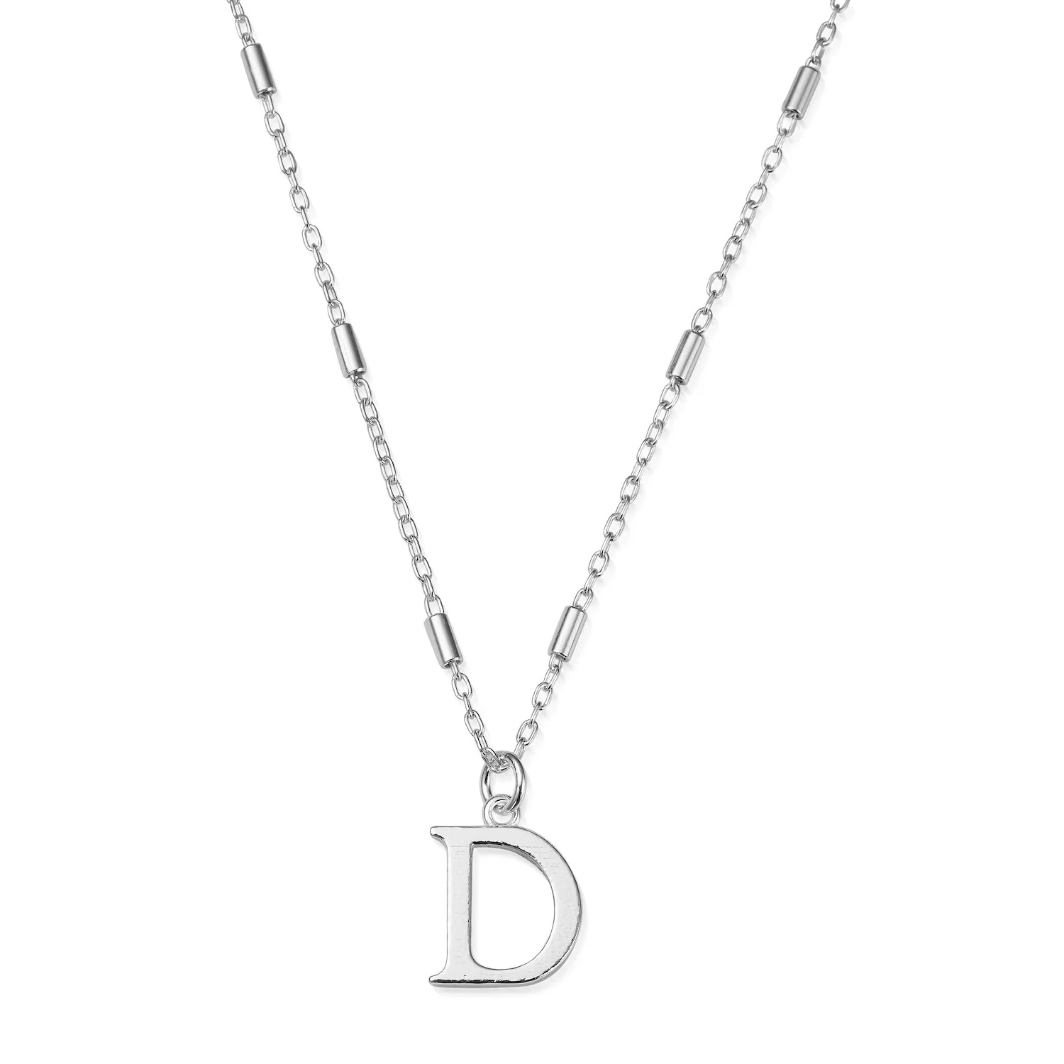 ChloBo Silver Initials A-Z Necklace - Image 10