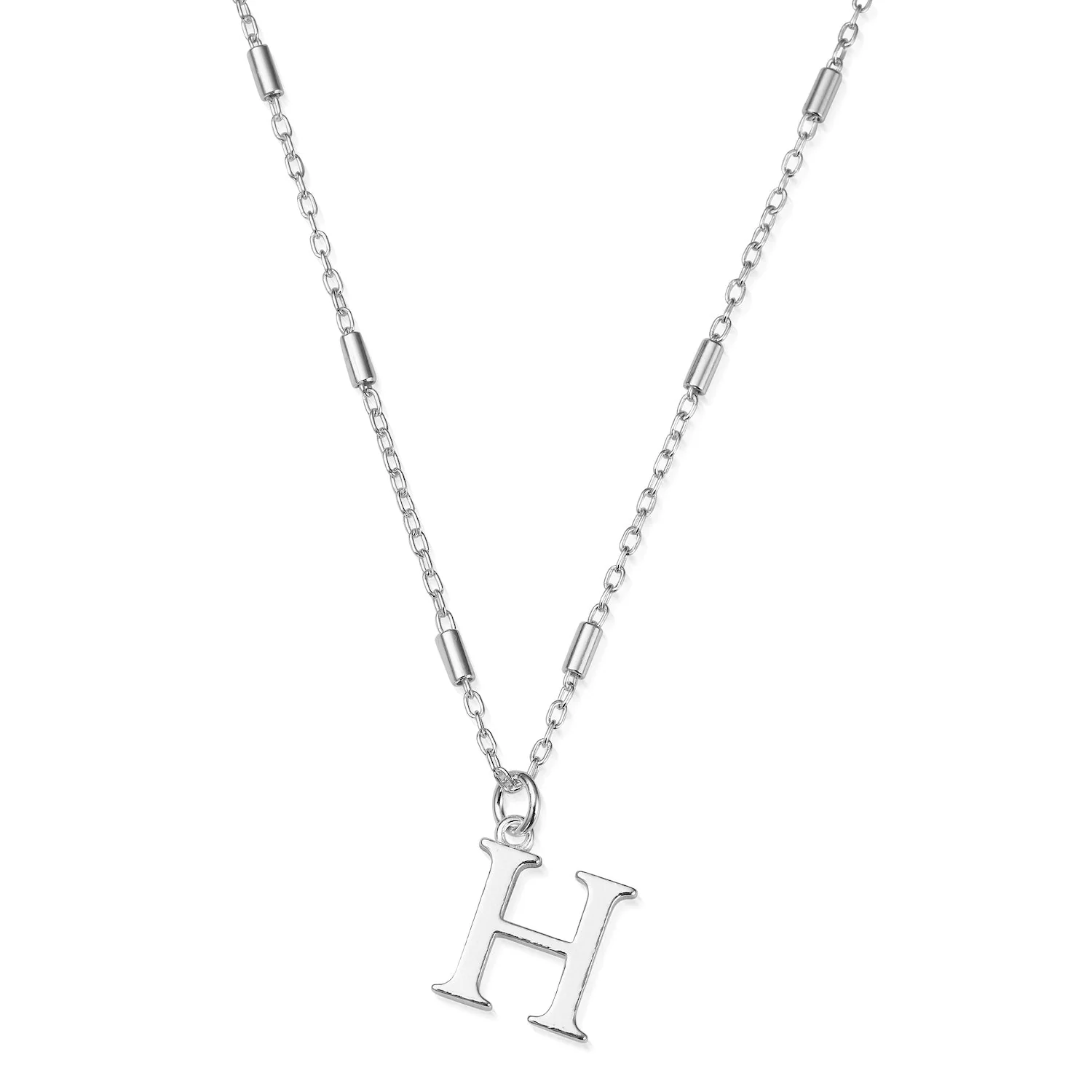 ChloBo Silver Initials A-Z Necklace - Image 14