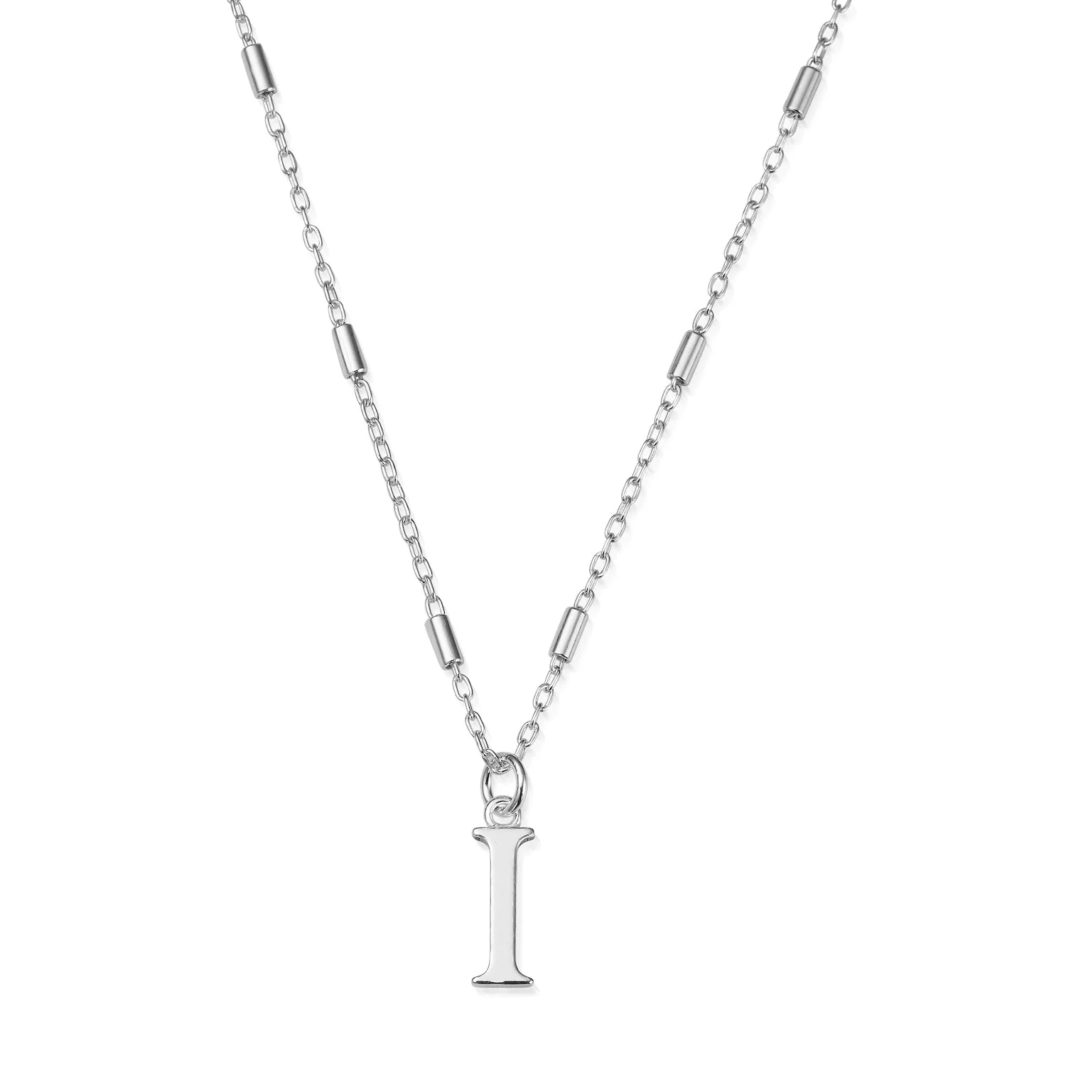 ChloBo Silver Initials A-Z Necklace - Image 15