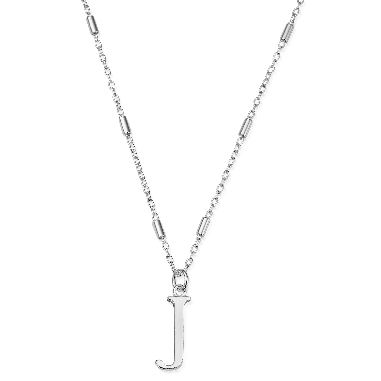 ChloBo Silver Initials A-Z Necklace - Image 16