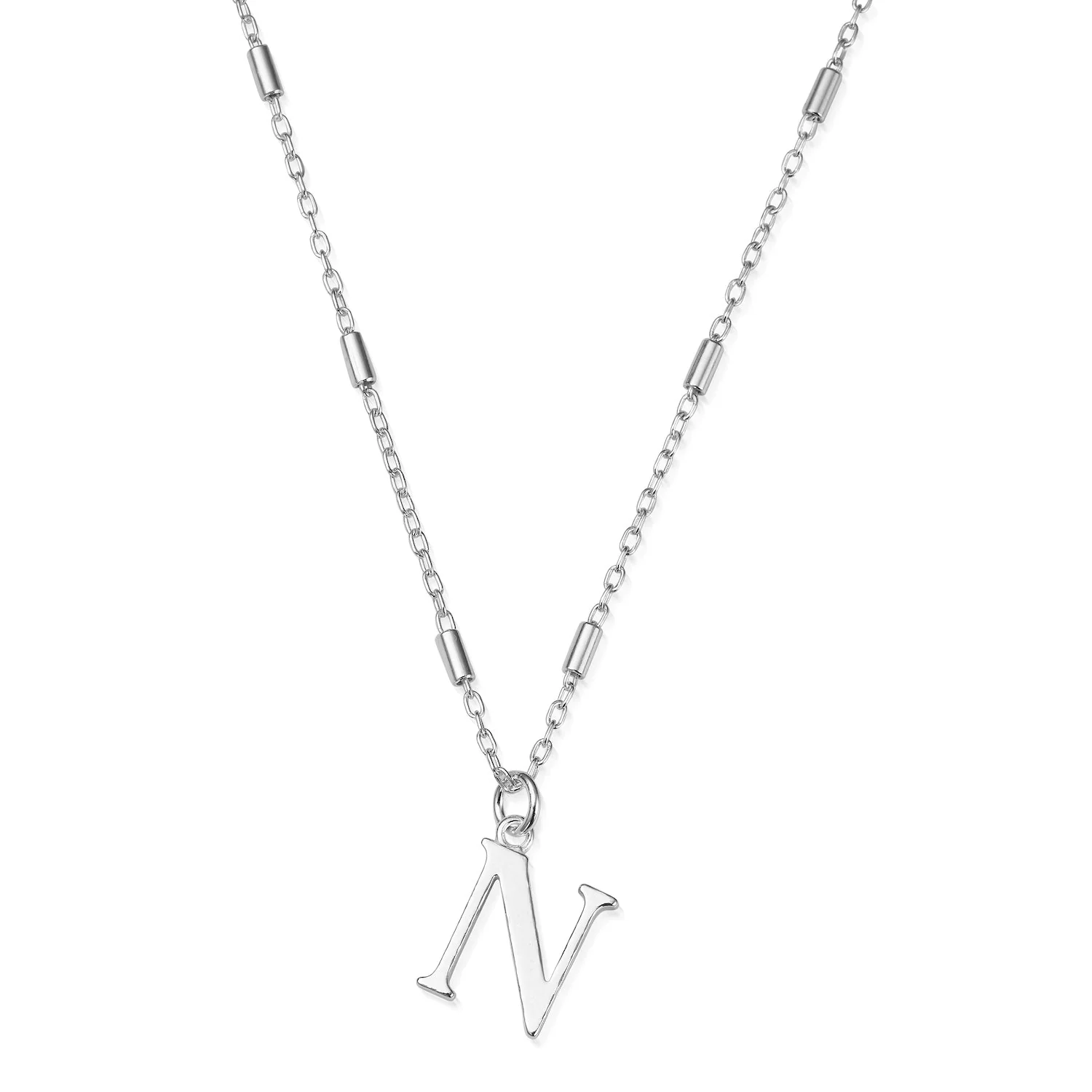 ChloBo Silver Initials A-Z Necklace - Image 20