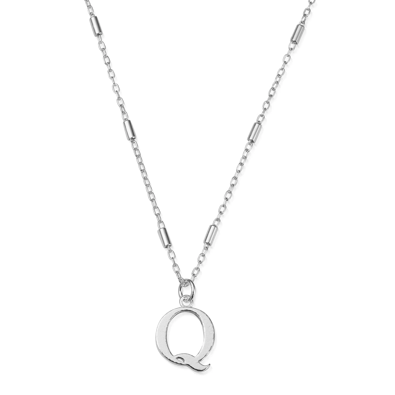 ChloBo Silver Initials A-Z Necklace - Image 23