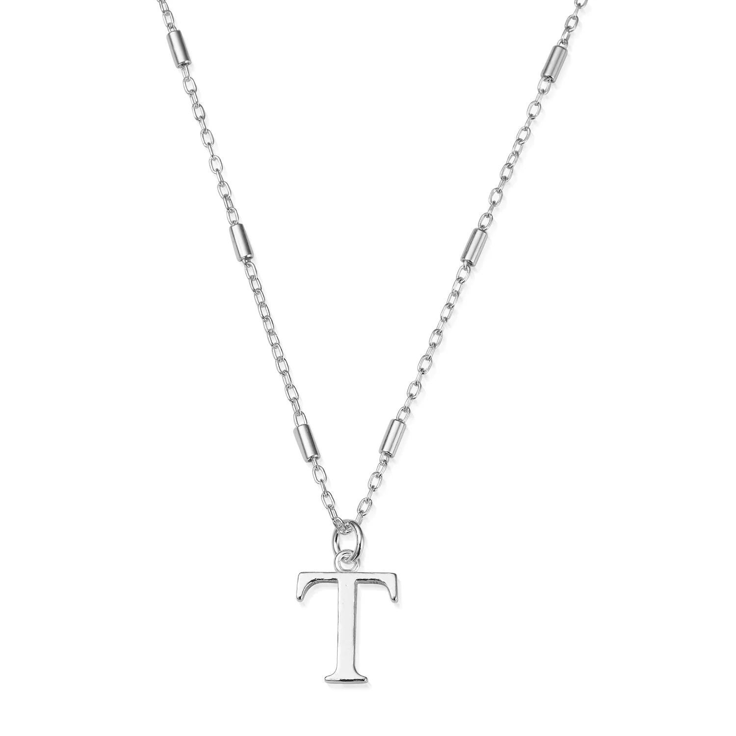 ChloBo Silver Initials A-Z Necklace - Image 26