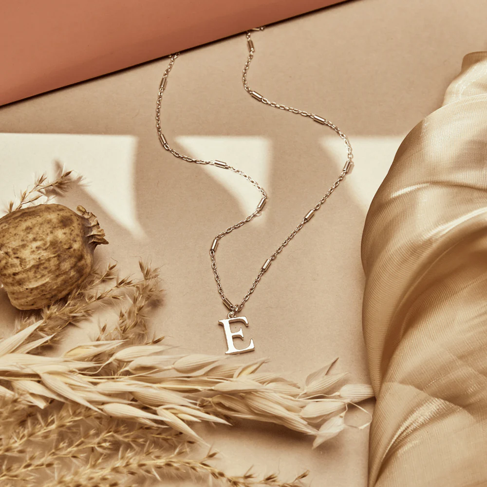 ChloBo Silver Initials A-Z Necklace - Image 3